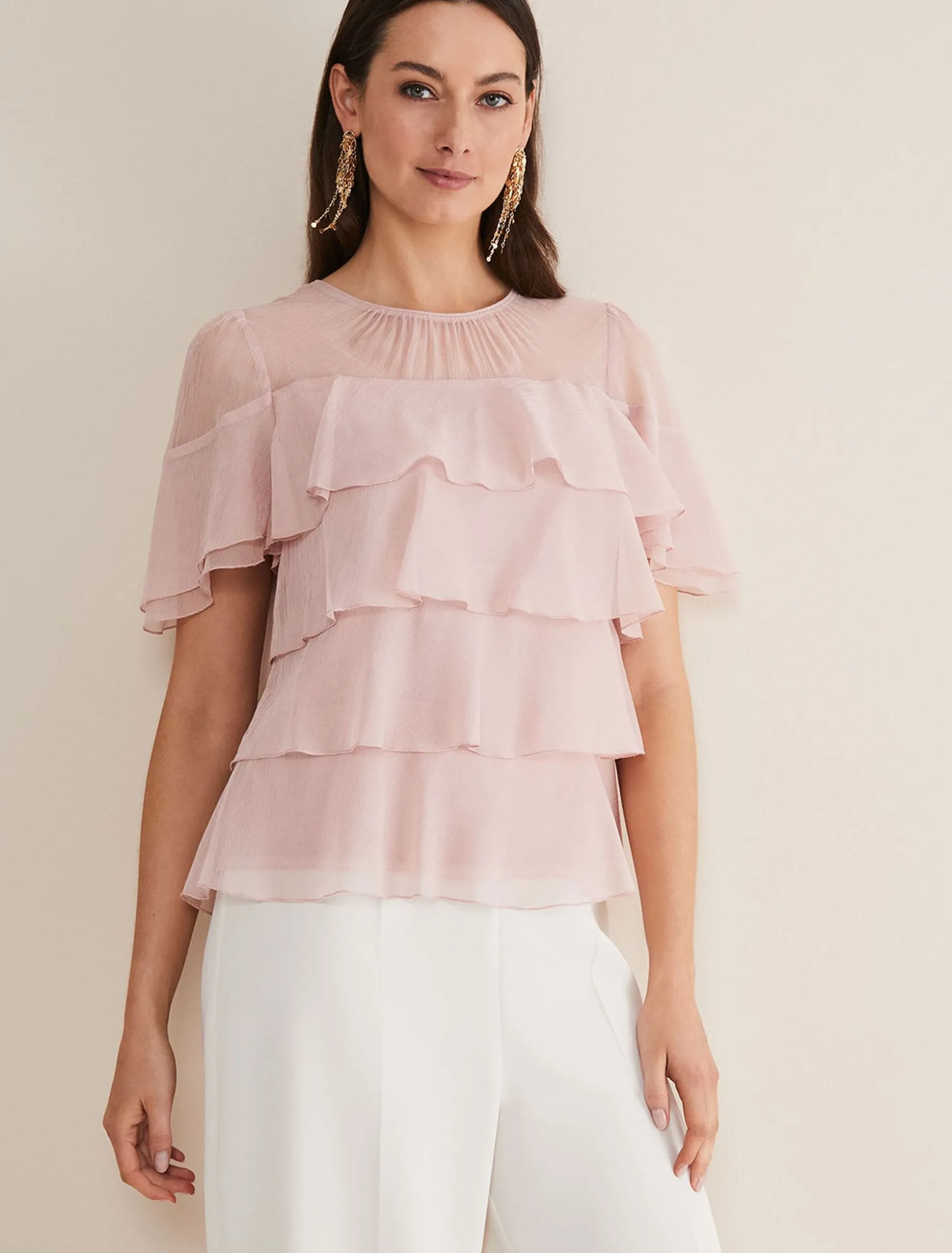 Stacey Ruffle Blouse