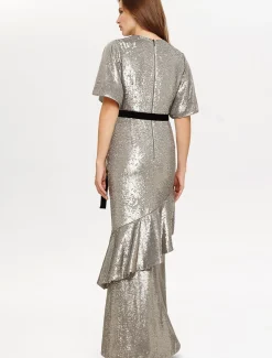 Starlette Sequined Maxi Dress