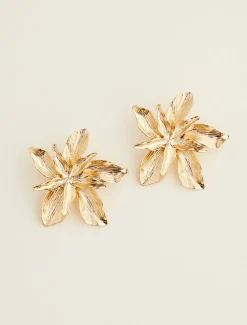 Statement Flower Stud Earring