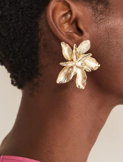 Statement Flower Stud Earring