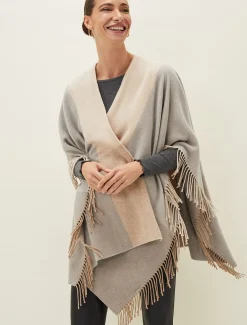 Stefana Colourblock Cape