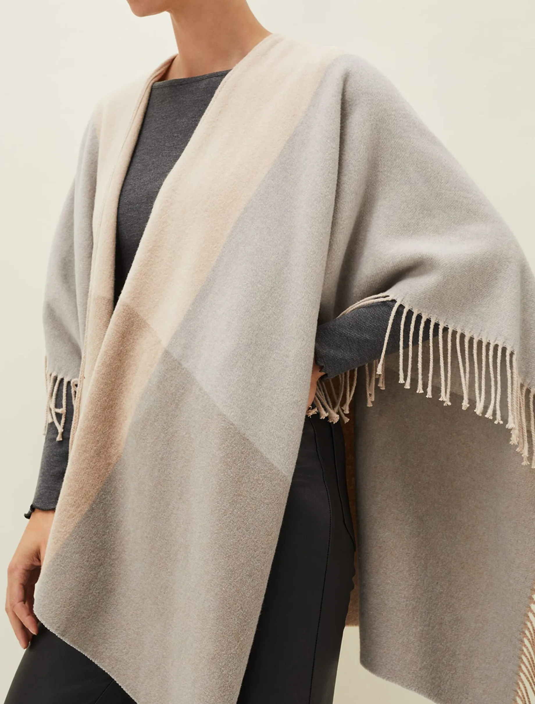 Stefana Colourblock Cape