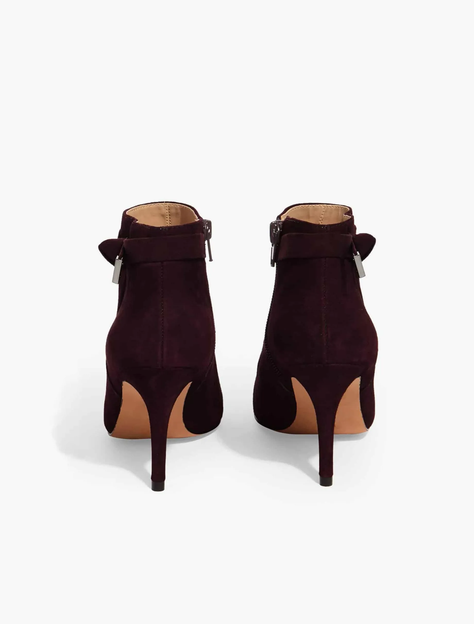 Stephanie Leather Tie Side Boots
