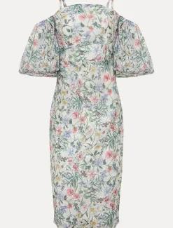 Stevie Floral Bodycon Midi Dress