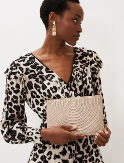 Stitched Clutch Bag