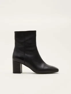 Stitched Leather Boot