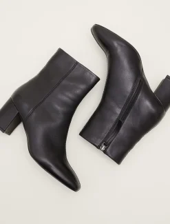 Stitched Leather Boot