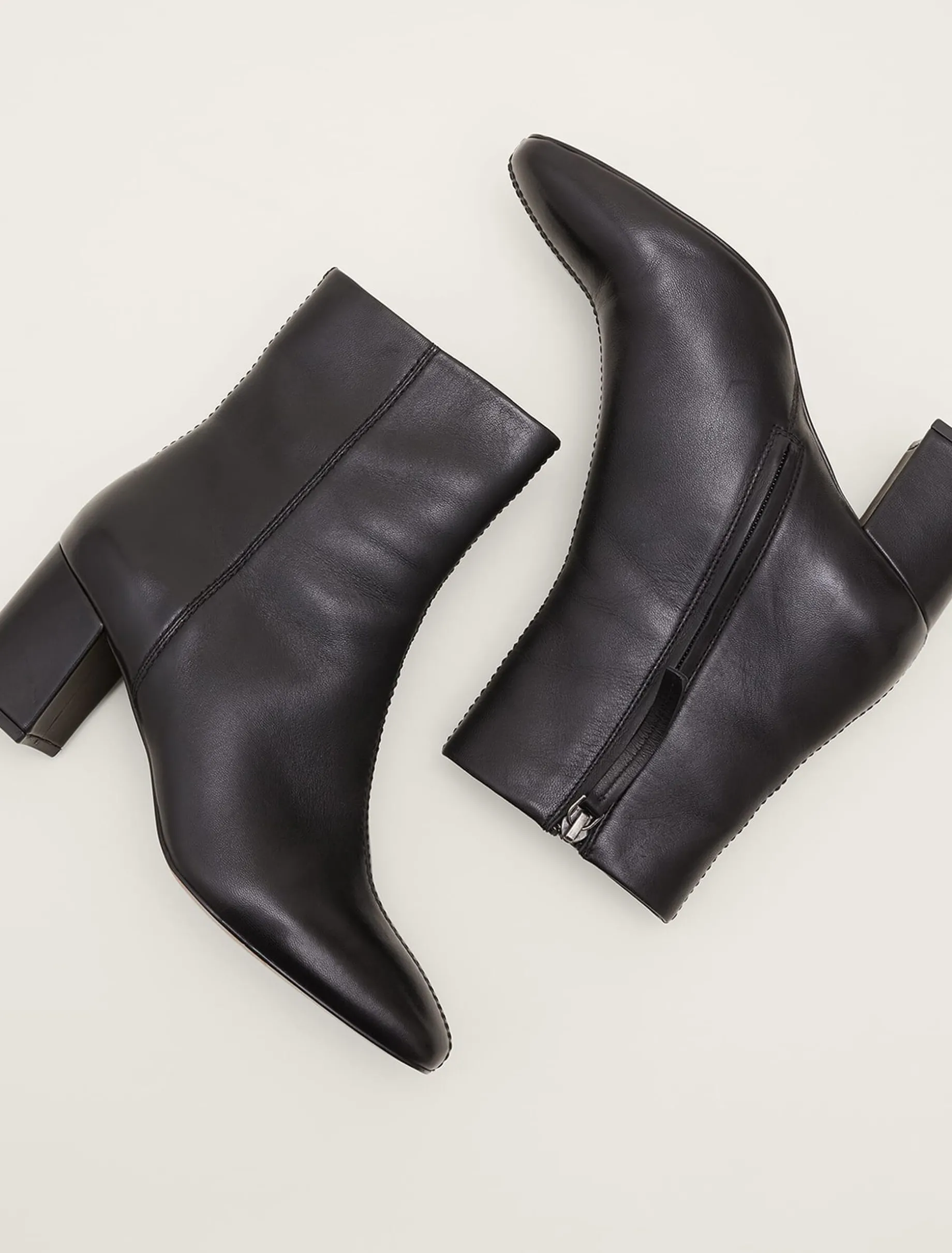 Stitched Leather Boot