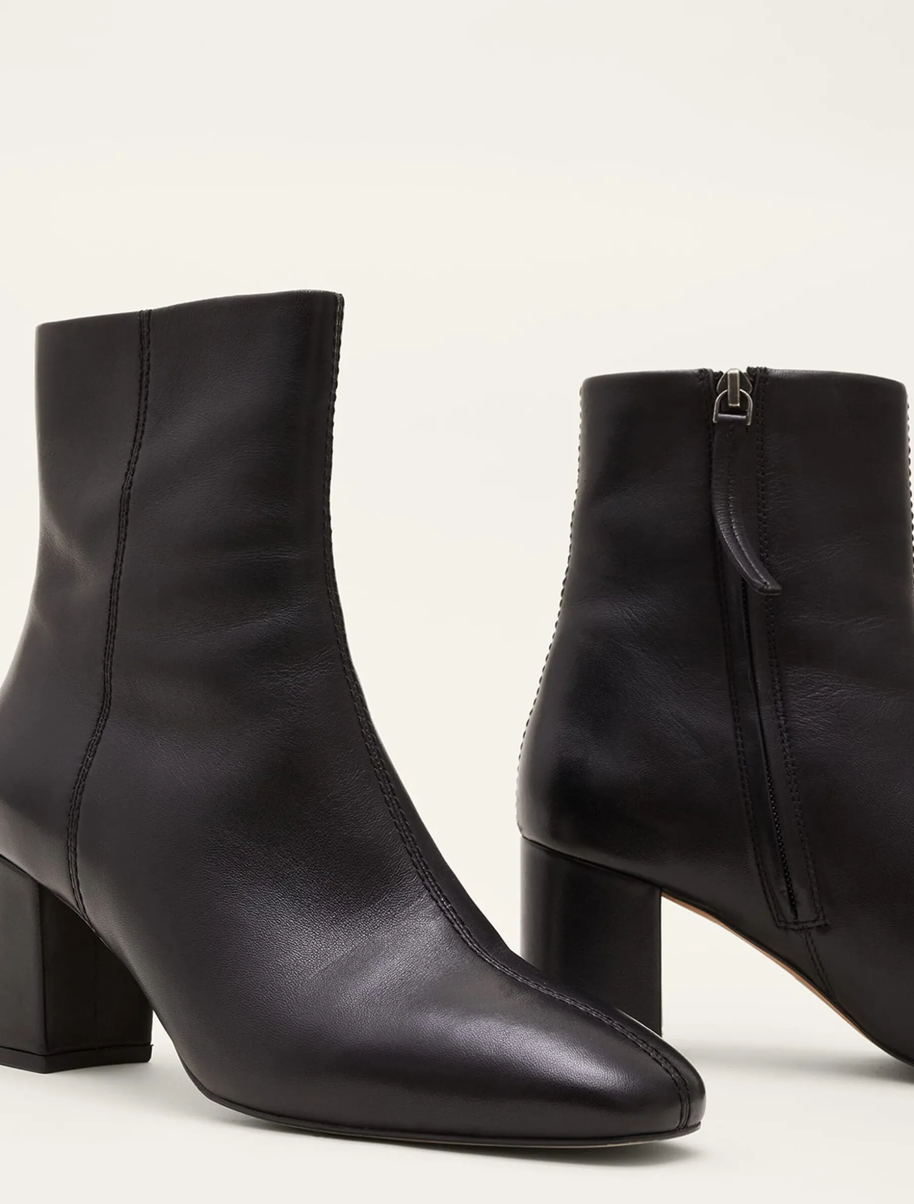 Stitched Leather Boot