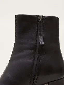 Stitched Leather Boot