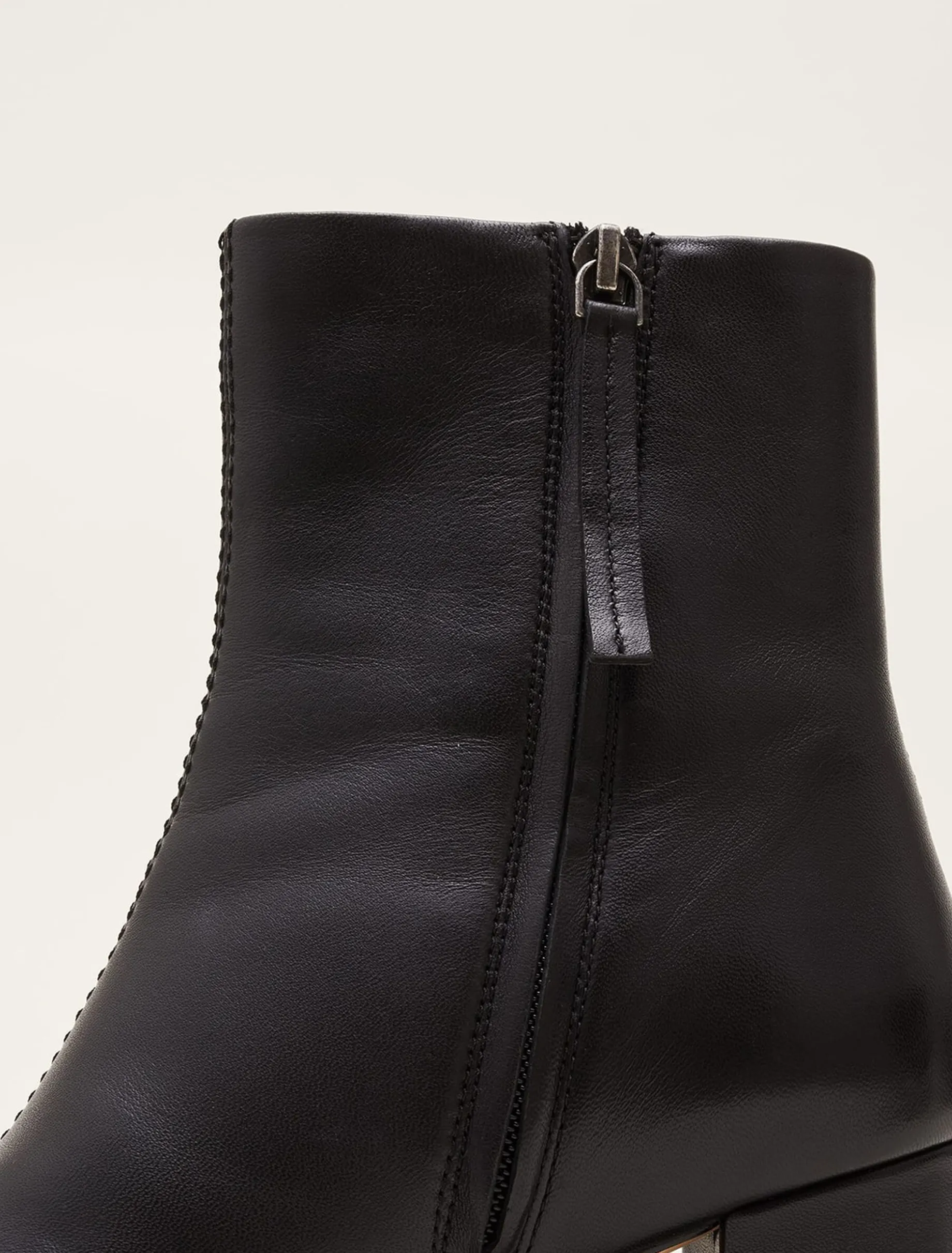 Stitched Leather Boot