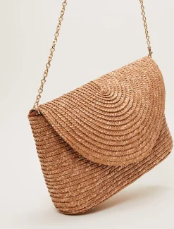Straw Clutch Bag