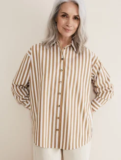 Stripe Camel Shirt
