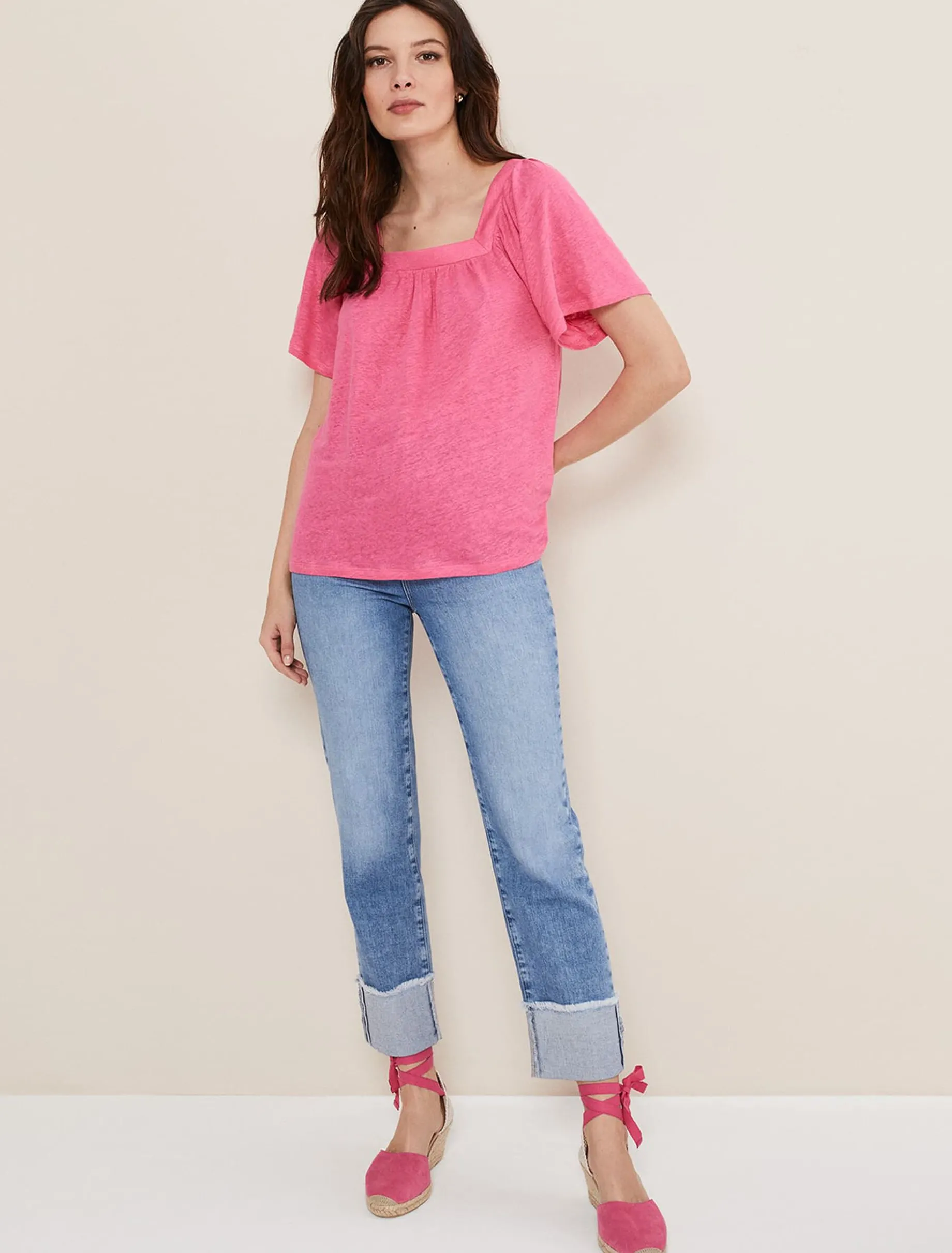 Suede Ankle Tie Espadrille Shoes