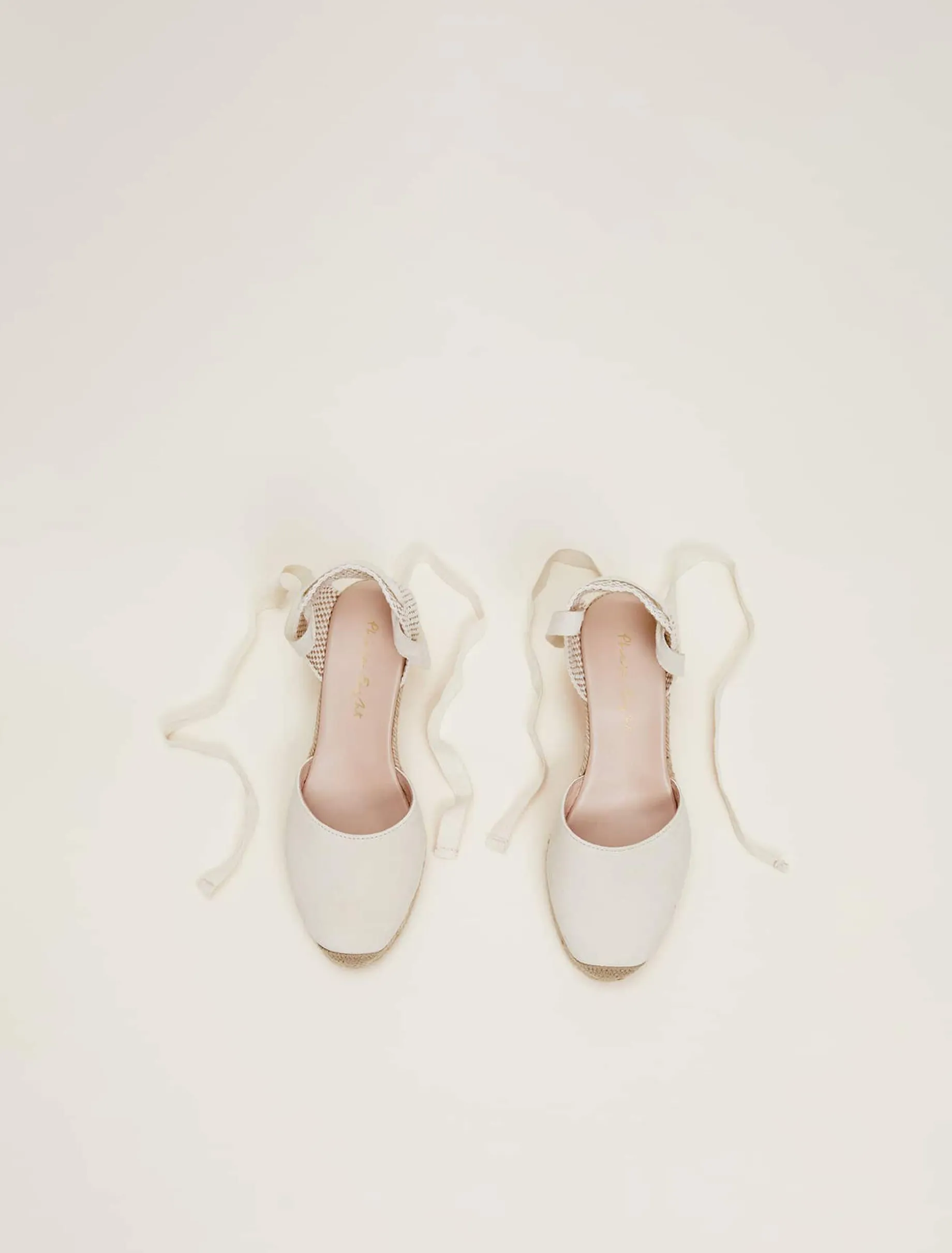 Suede Ankle Tie Espadrille Shoe