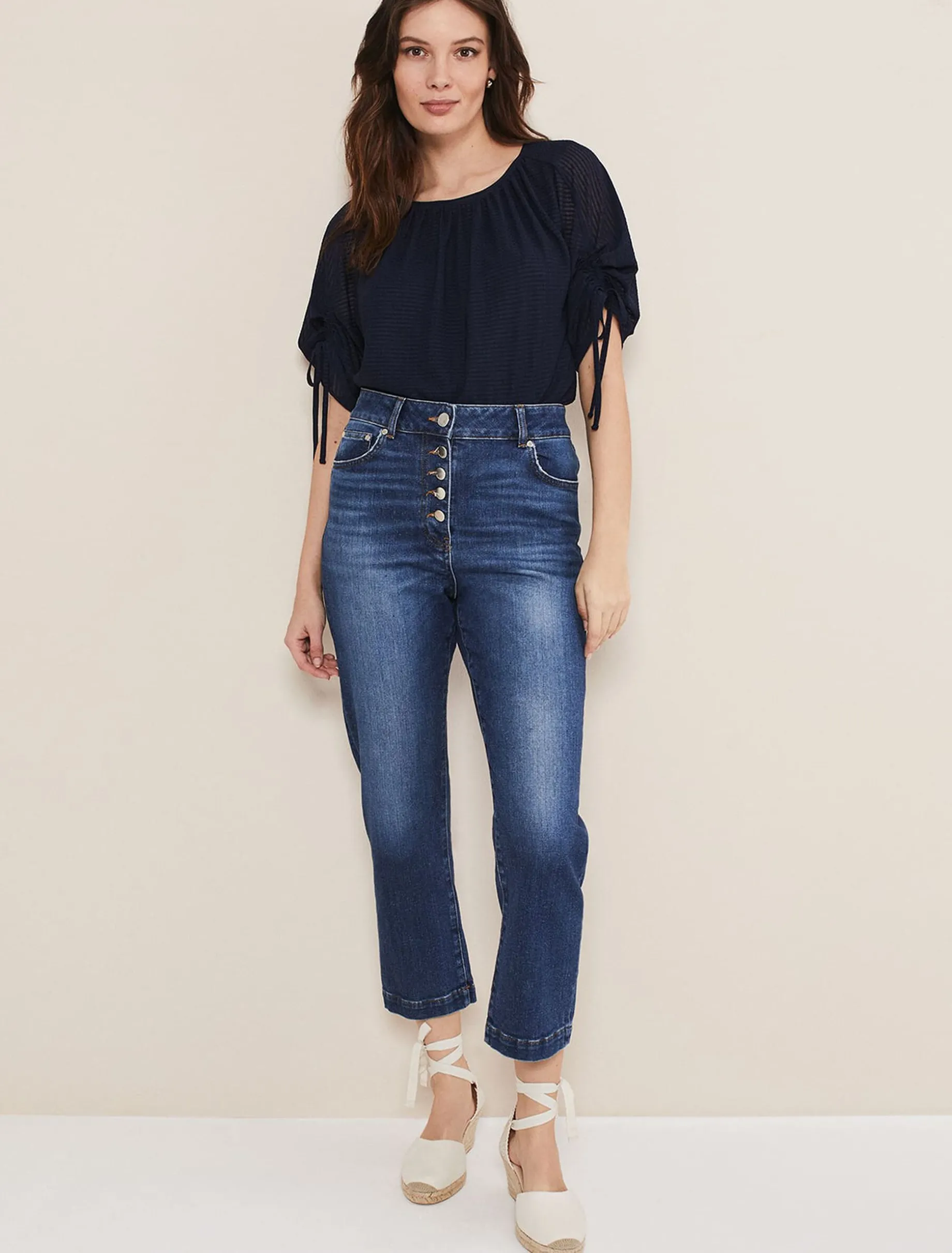 Suede Ankle Tie Espadrille Shoe