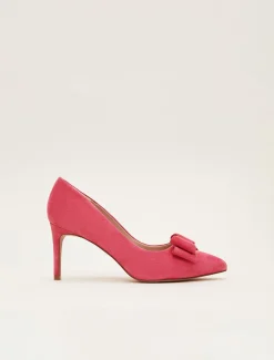 Suede Bow Front Court Shoes
