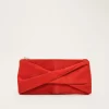 Suede Clutch Bag