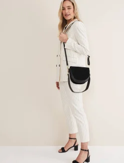 Suede Cross Body Bag