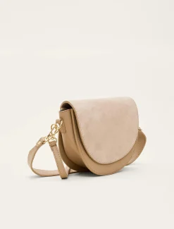 Suede Leather Cross Body Bag
