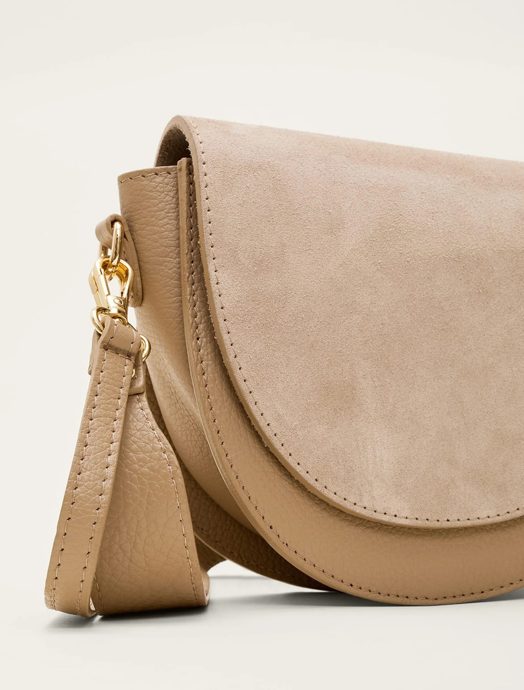 Suede Leather Cross Body Bag