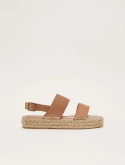 Suede Strap Flat Espadrille Shoe