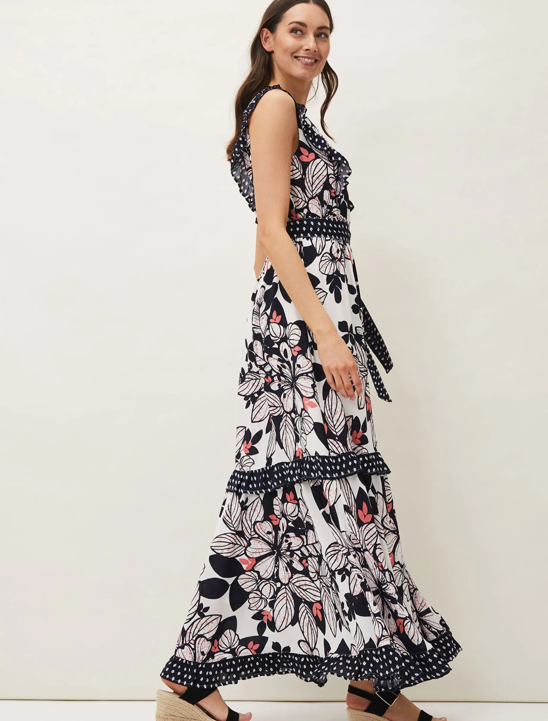 Suki Floral Tiered Maxi Dress