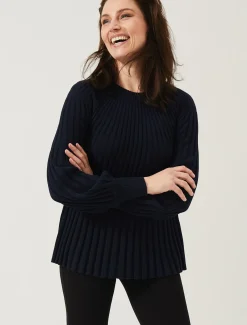 Sunray Pleat Jumper