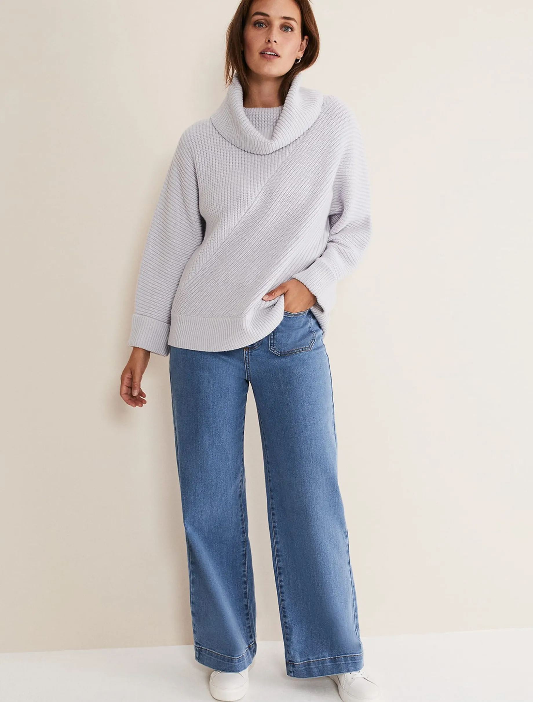 Suri Cowl Neck Knit Jumper