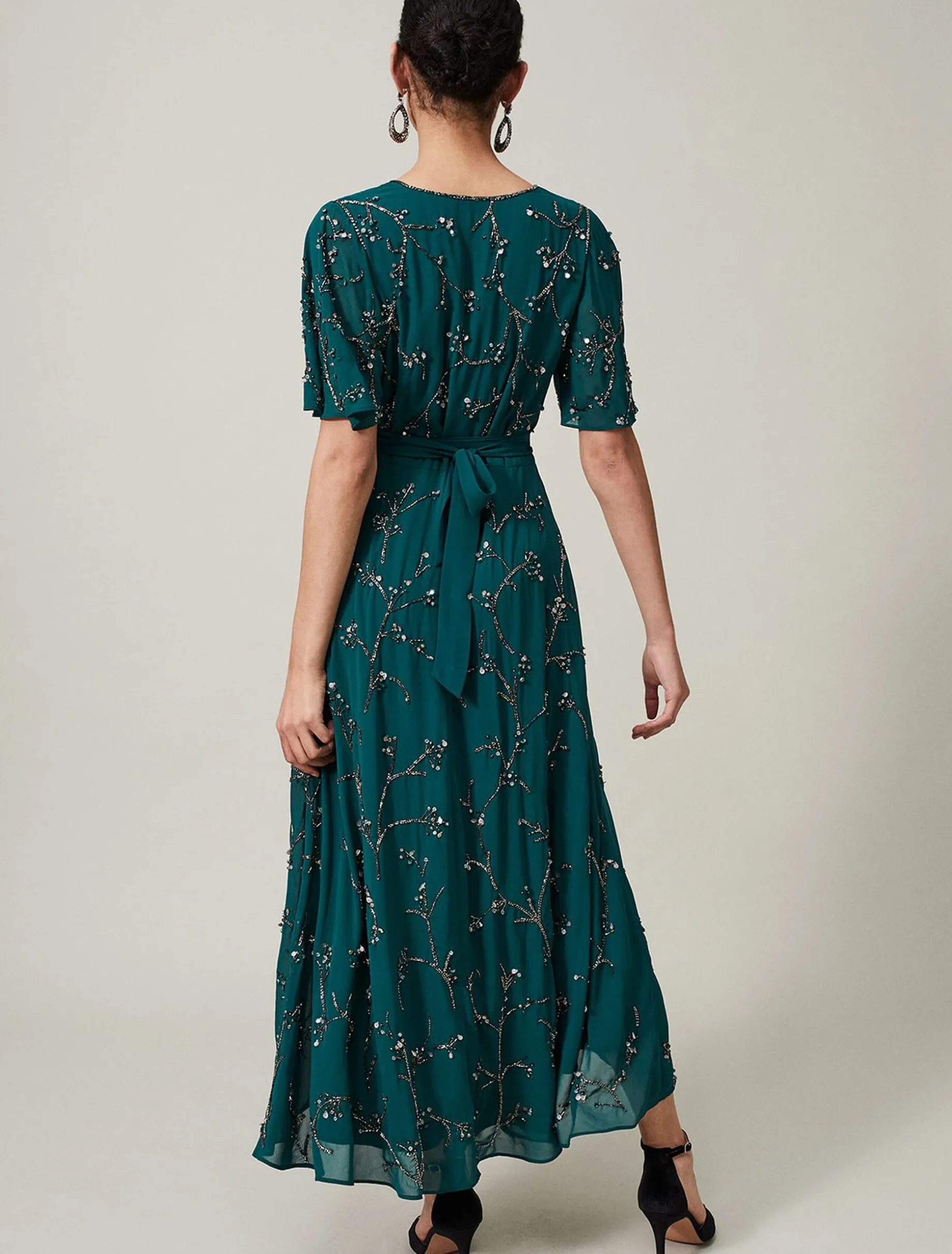 Talia Beaded Midaxi Dress