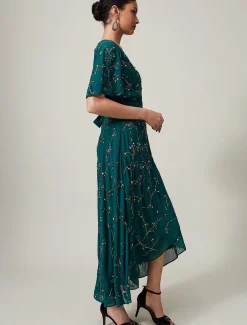 Talia Beaded Midaxi Dress