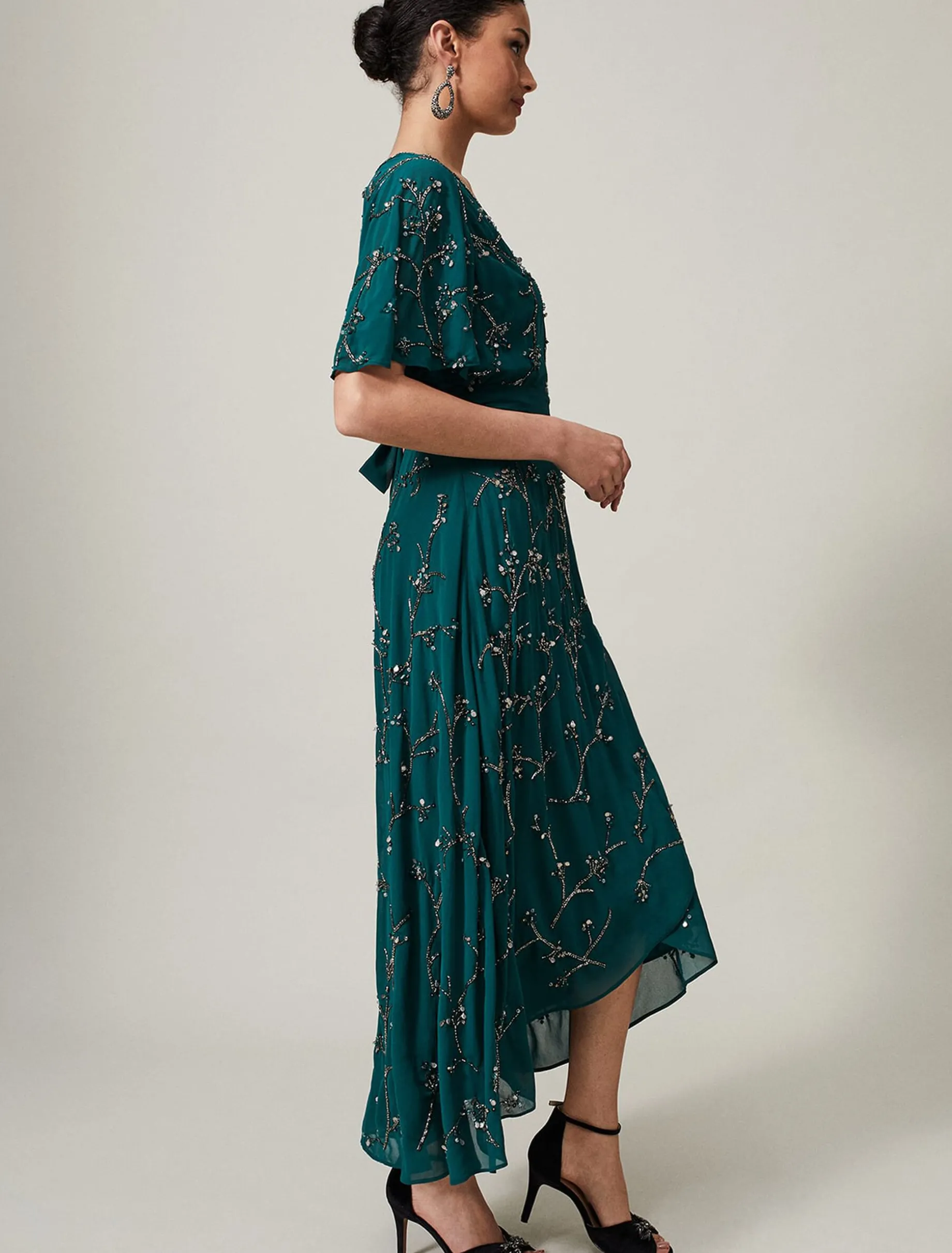 Talia Beaded Midaxi Dress