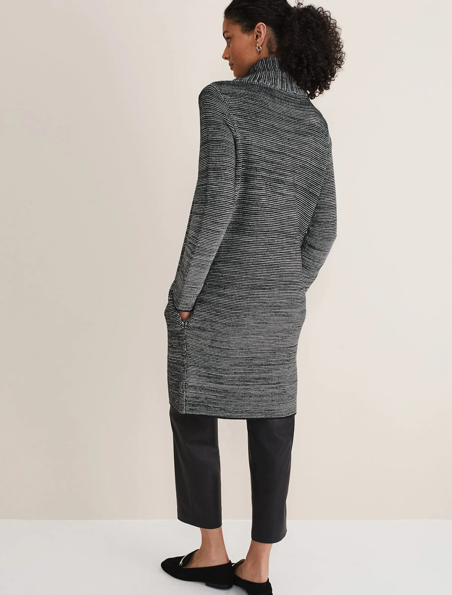 Talia Tweed Knit Coat