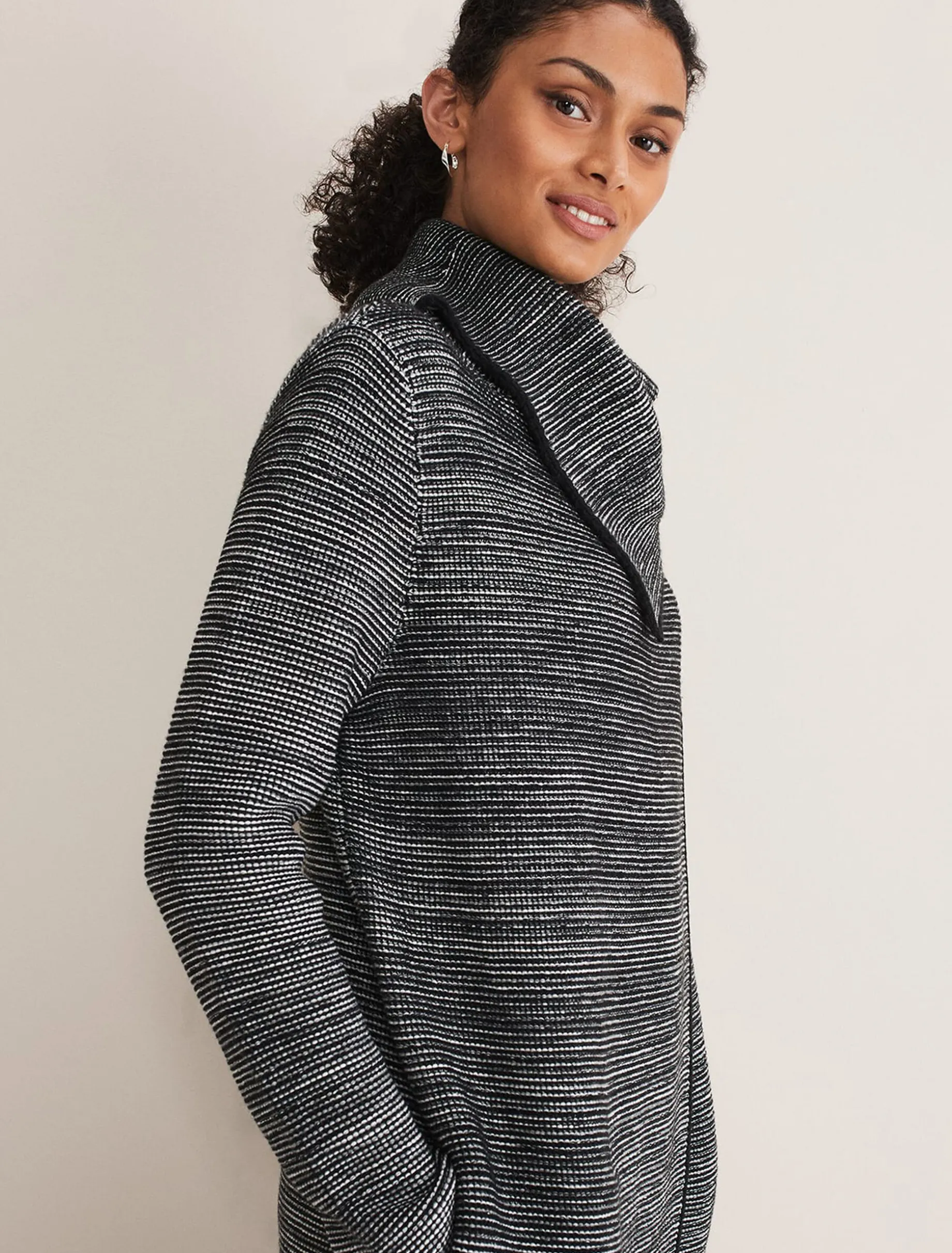 Talia Tweed Knit Coat