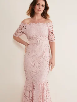 Tallulla Lace Bardot Maxi Dress