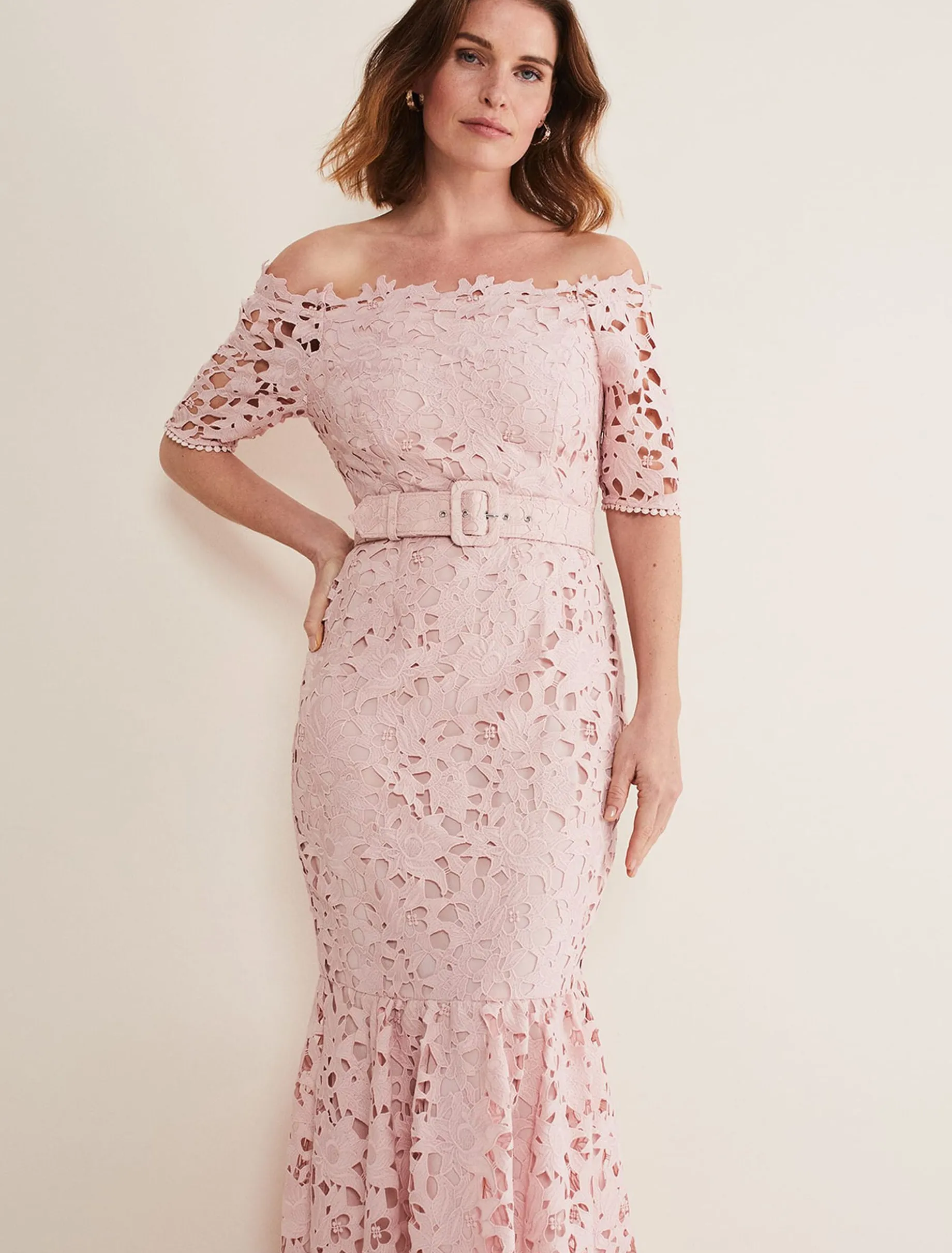 Tallulla Lace Bardot Maxi Dress