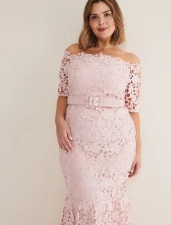 Tallulla Lace Bardot Maxi Dress