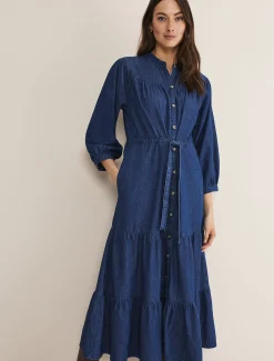 Talulla Tiered Denim Dress