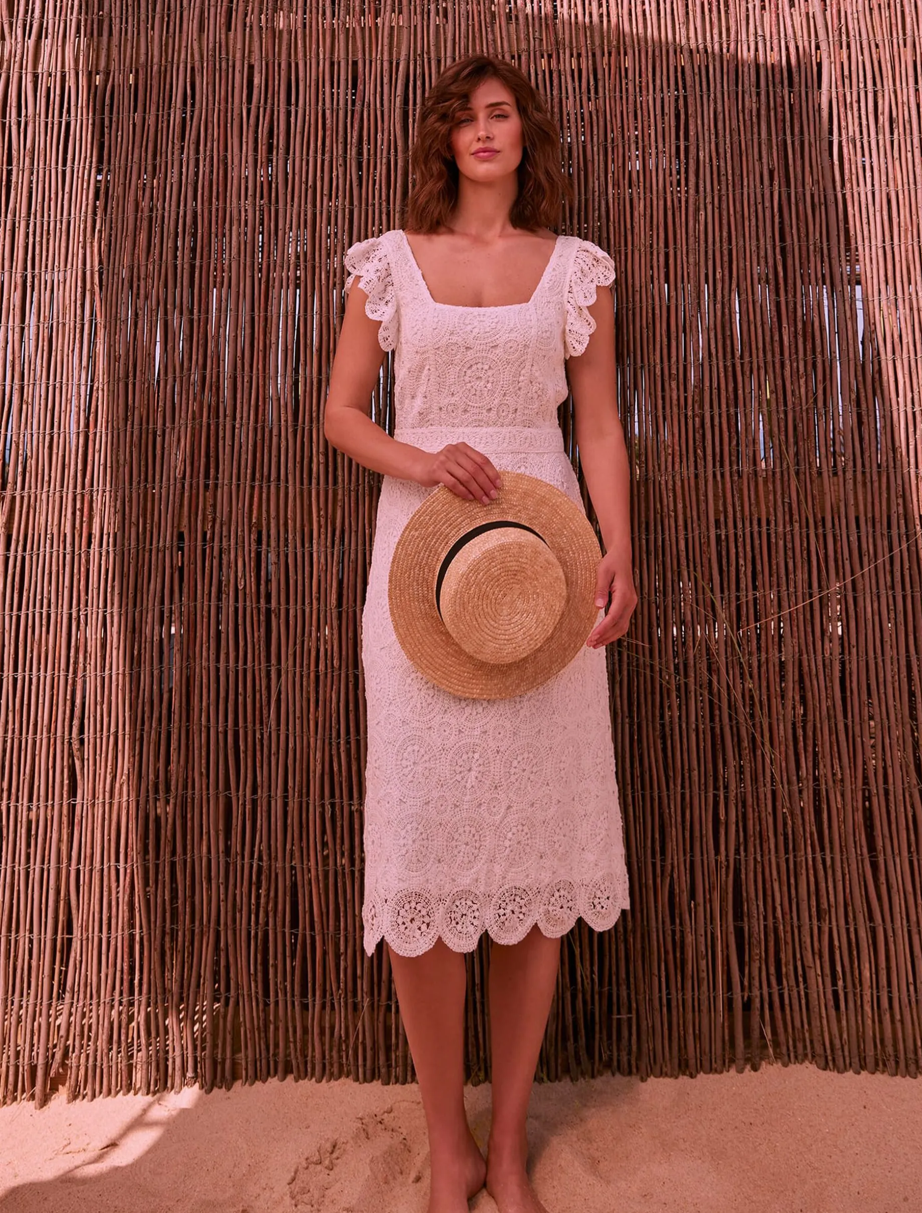 Tamari Crochet Knit Dress