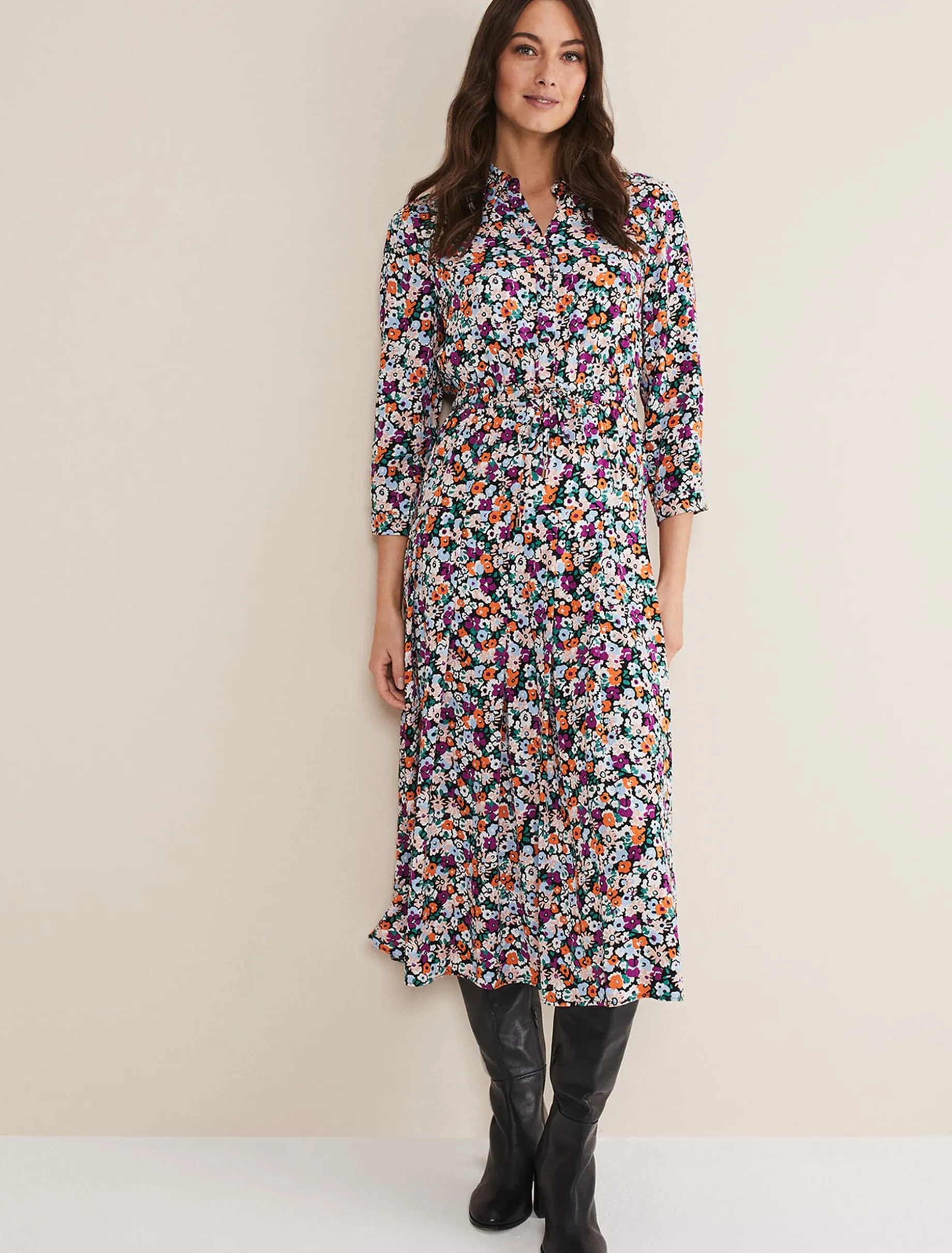 Tana Floral Midaxi Dress