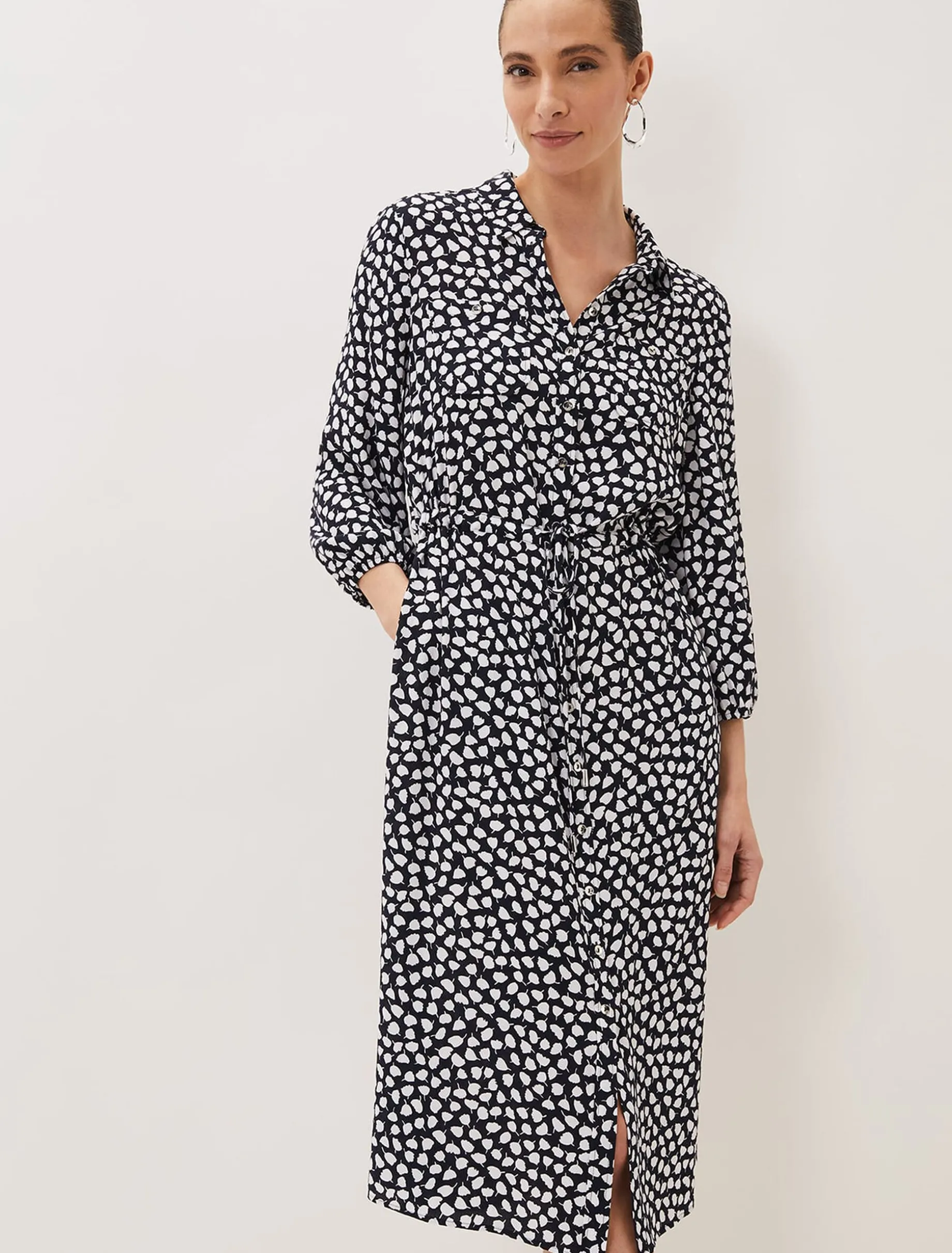 Tana Leaf Midi Dress