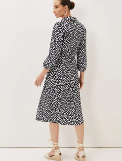Tana Leaf Midi Dress