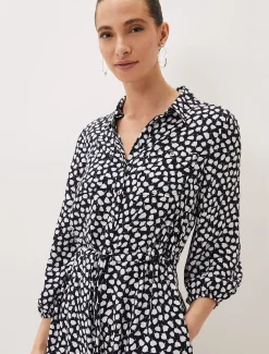 Tana Leaf Midi Dress
