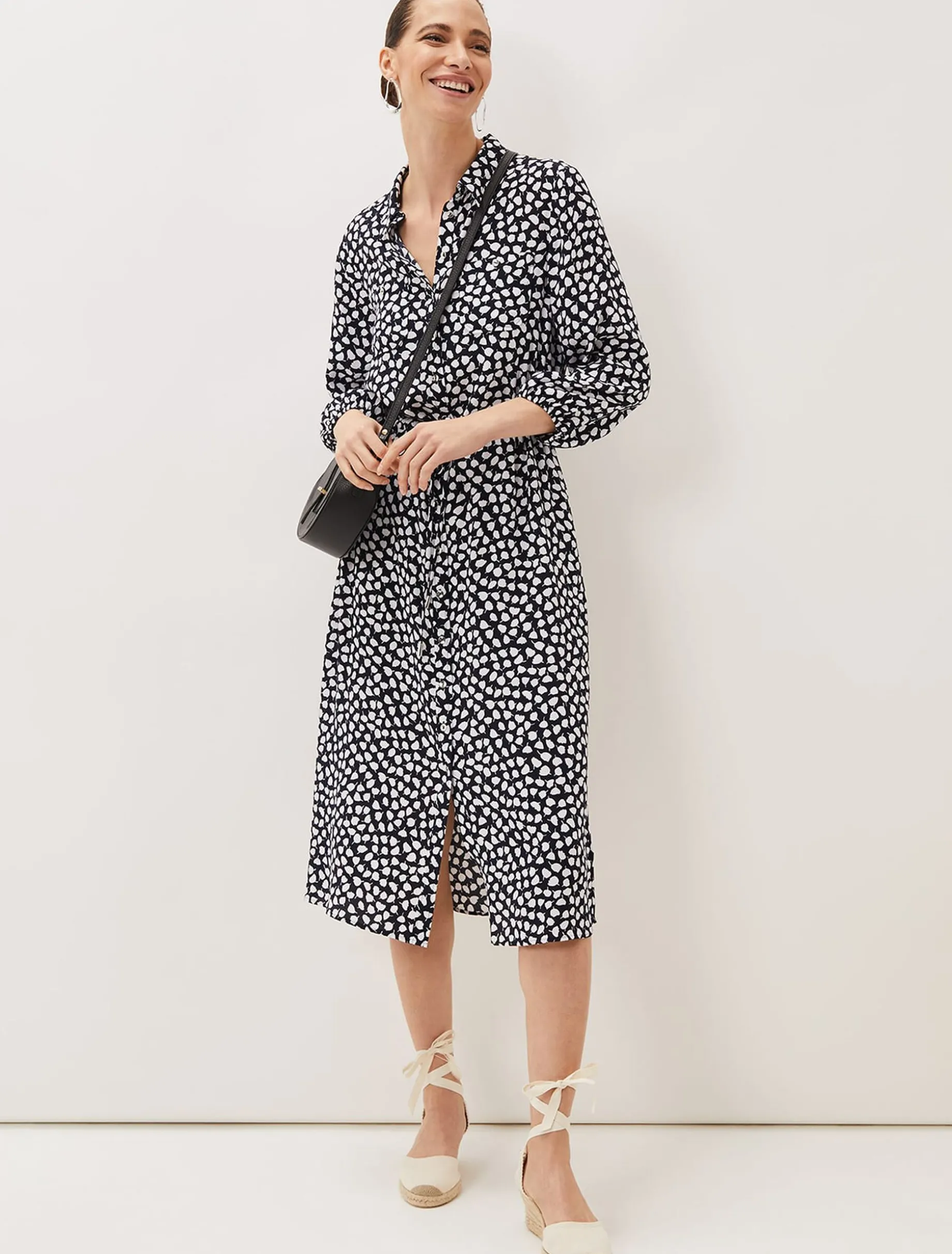 Tana Leaf Midi Dress
