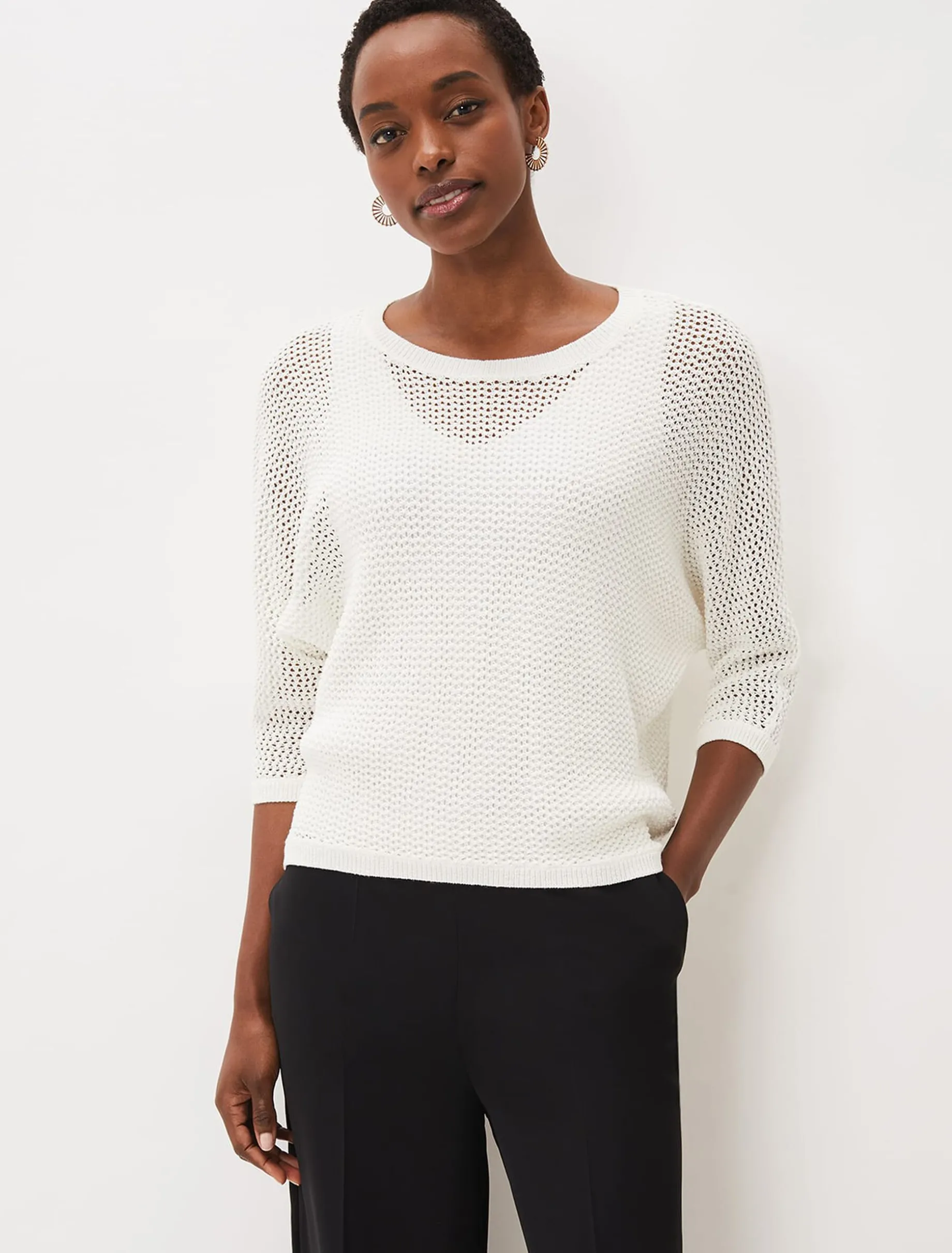 Tanah Honeycomb Stitch Knit
