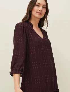 Tansy Ruffle Swing Dress