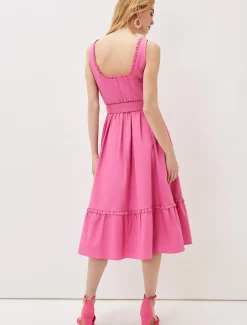 Tanya Belted Midaxi Dress