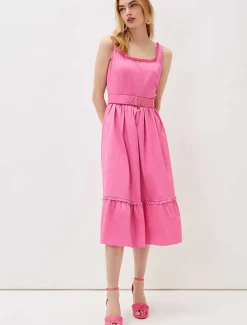 Tanya Belted Midaxi Dress