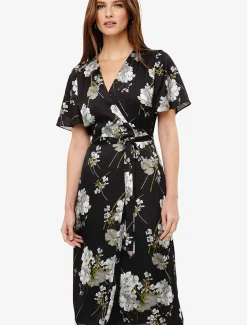 Tasha Floral Wrap Dress