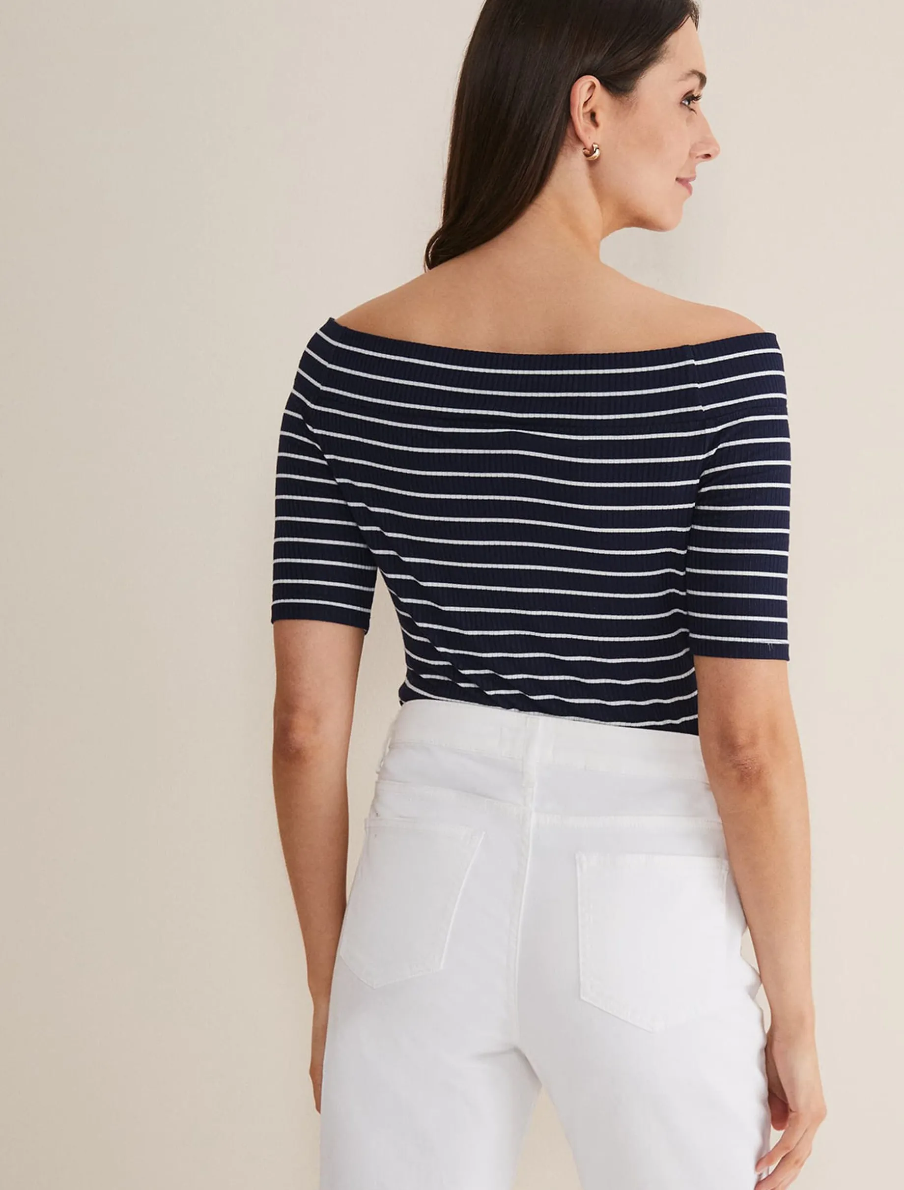 Taylah Striped Bandeau Top